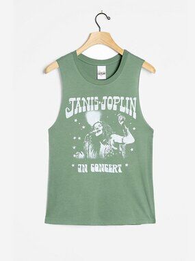 LETLUV | Janis Joplin Graphic Tank | NWT